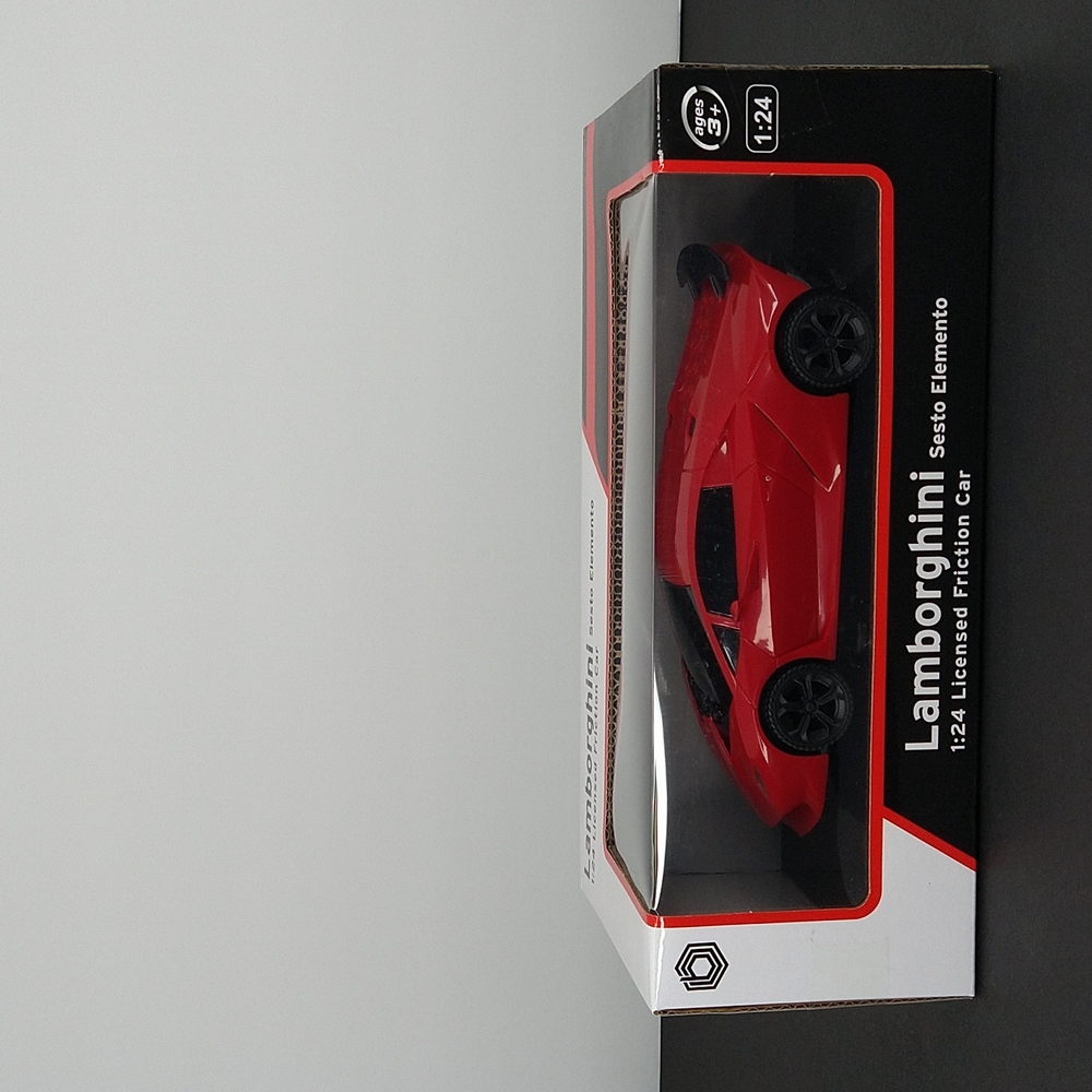 Braha Lamborghini Sesto Elemento 1:24 Licensed Friction Car Red  Ages 3+